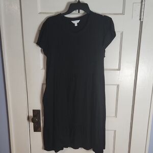 Time and Tru Black Mini Dress